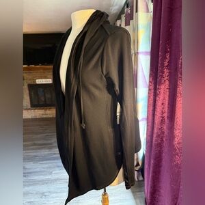 Skechers Sport Charcoal drape open cardigan